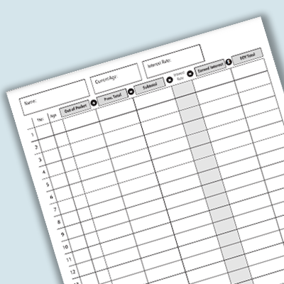 Preview of Compound Interest Worksheet