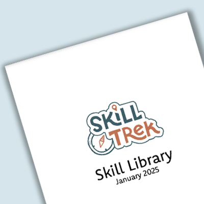 Preview of Printable Skills Index