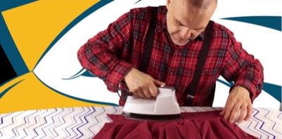 Life skill - Learning to iron a shirt